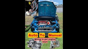 RSX Auto-to-manual conversion Engine Wire Start Part 1