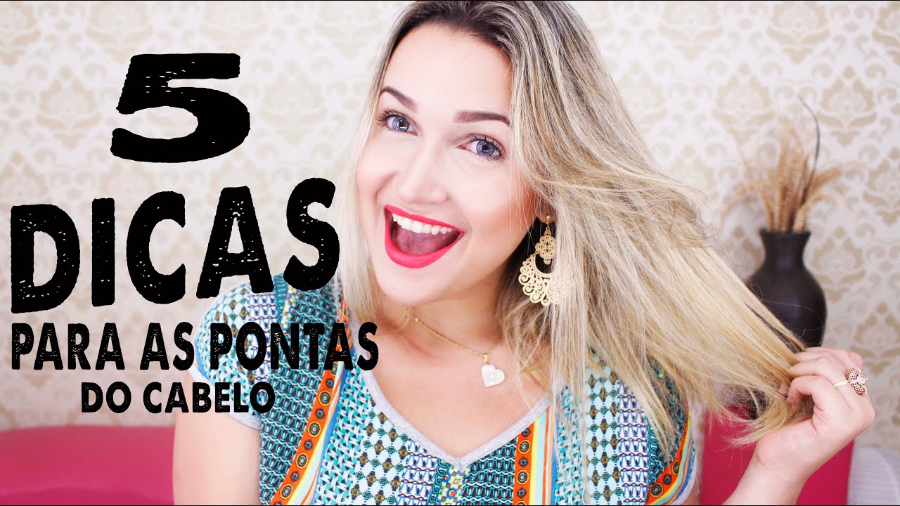 5 DICAS para hidratar as pontas ressecadas do cabelo! - YouTube