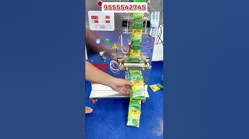 Automatic Pouch Packing Machine With Ribbon Batch Coder | Automatic Packing Machine
