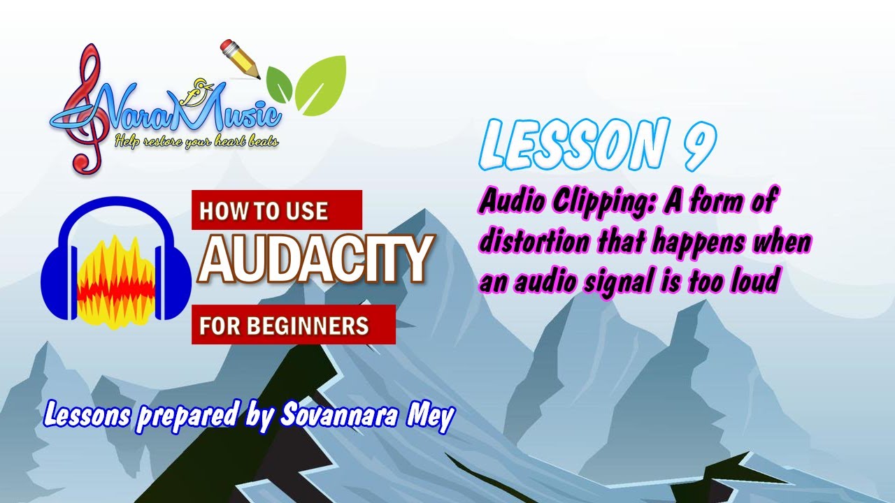 Lesson 9 - Audacity - Audio Clipping #audacity - YouTube