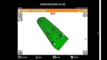 GeoMax X-PAD Survey - How to Create a Surface