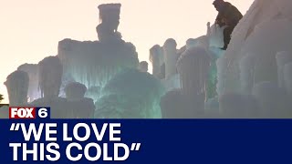 Cold puts Lake Geneva Ice Castles back on track after delayed opening | FOX6 News Milwaukee