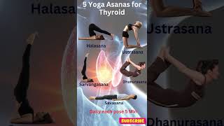 5 Yoga Asanas for Thyroid #shorts #viral #yoga 5 Yoga Asanas for Thyroid #shorts #viral #yoga
