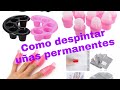 Vídeo como despintarse las uñas naturales, semipermanente o permanenentes en casa