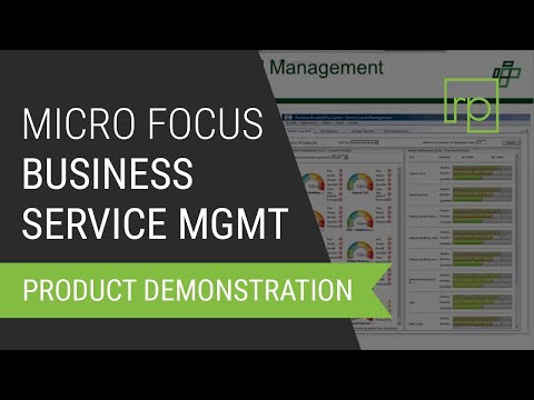 HP Business Service Management (BSM) Demo