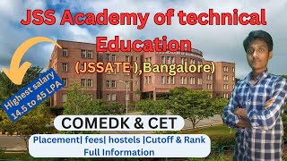 Jss Academy Of Technical Education Jssate Bangalore Comedk Course Fees Placements Cut Off