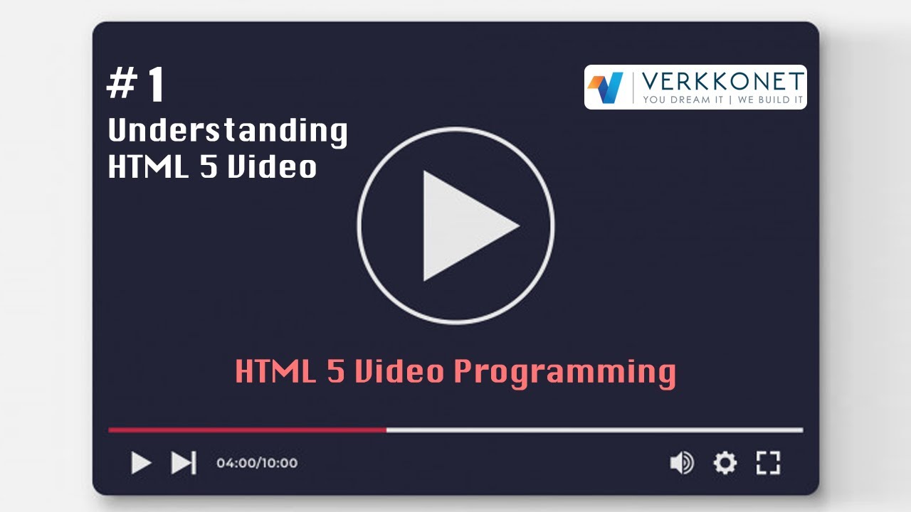  New  HTML 비디오 프로그래밍 # 1-HTML5 비디오 이해 (1/5)