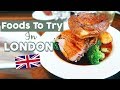 American Tries British Food | Yorkshire Pudding, Fish & Chips, Pie & Mash | Travel Vlog