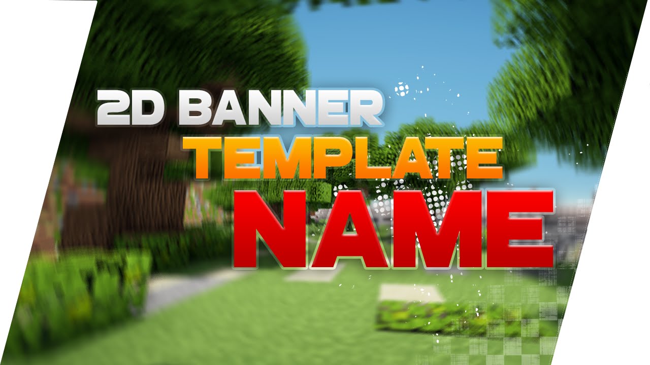 Speedart für free 2d Banner Template Download in der Beschreibung