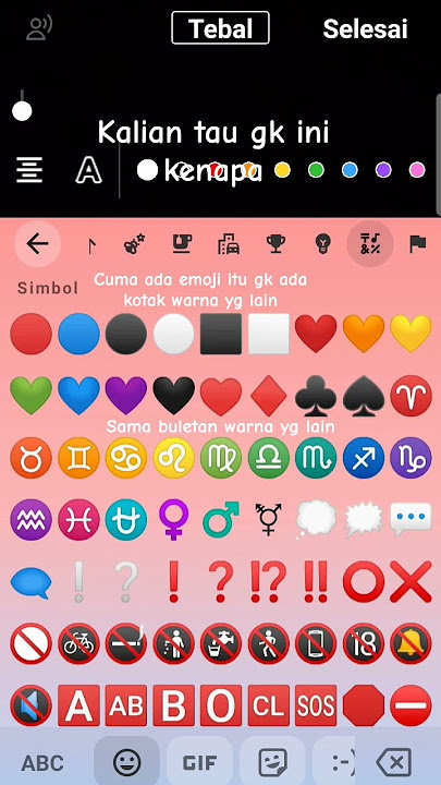kalian tau gk emojiku knp? yg tau tulis di komen ya