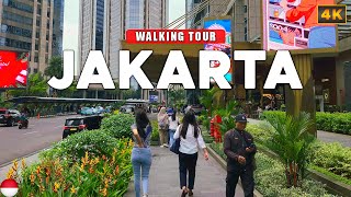Jakarta, INDONESIA - Sudirman Central Business District (SCBD) 4K Walking Tour