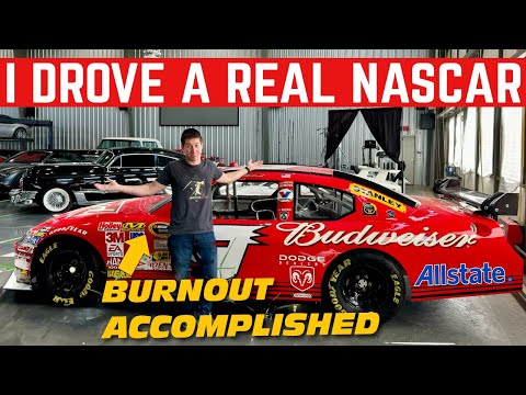 @WestenChamplin DARED Me To Do A BURNOUT In A NASCAR... So I Did