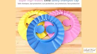 1 PC Children Shower Adjustable  Bath Protection Waterproof Soft  Baby Shower Cap Baby Care Tools Po screenshot 3
