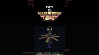 Şey Canım Sıkıldı Minecraft Clockwork #minecraft #shorts