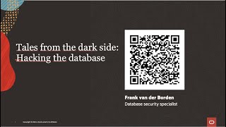 Tales from the darkside -  hacking the database