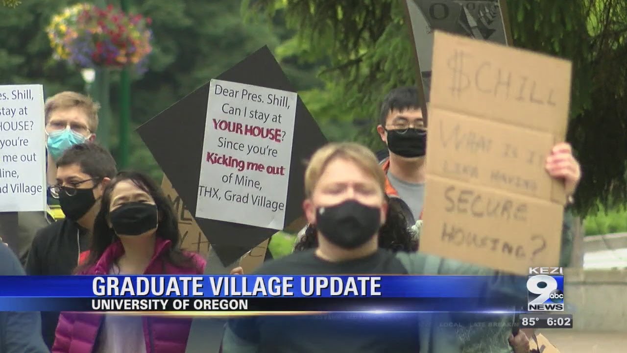 UO Housing allows grad and law students to stay in Graduate Village YouTube