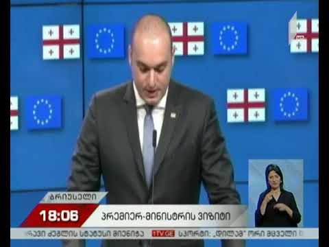 მამუკა ბახტაძის ვიზიტი ბრიუსელში