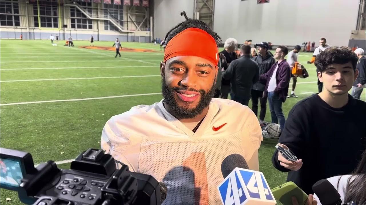 Xavier Benson talks with the media — Nov. 27, 2023 YouTube
