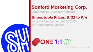 SM Hypermarket Unbeatable Prices 8/22 to 9/4 Digital Ad Q3 2025 15s (Philippines, v4) [1:1/ST]