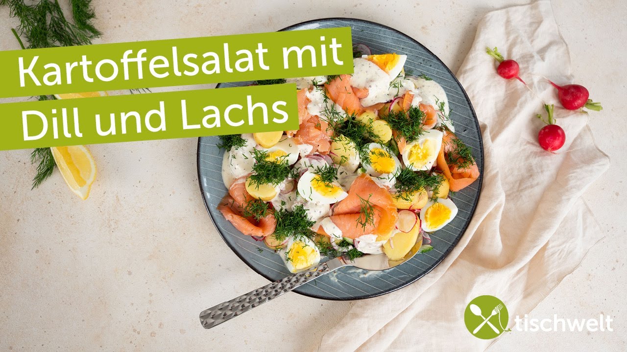 Midsommar-Kartoffelsalat: Frischer Dill und Räucherlachs | Einfaches ... Midsommar-Kartoffelsalat: Frischer Dill und Räucherlachs | Einfaches ...