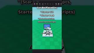 Everything about LocalScripts in under 30 seconds! (Roblox Studio)