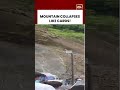 MOUNTAIN COLLAPSES LIKE CARDS! #landslide #viralvideo #shorts