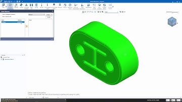 MeshFree Tutorial 12: Rubber Isolator (Nonliear Static Analysis with Hyperelastic material model)