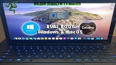 Razer Stealth 13 Dual Boot macOS Catalina and Windows