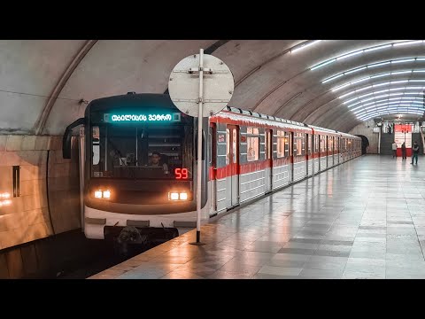 Метровагоны: еж3/ем508т~ ема502~81-717/714. თბილისის მეტროს ვაგონები | Carriages of Tbilisi metro.