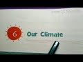 Our climate for class 4th