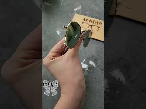 Жіночі дзеркальні сонцезахисні окуляри рожеві на маленьке або середнє обличчя круглі, напівкруглі, round, видео 1