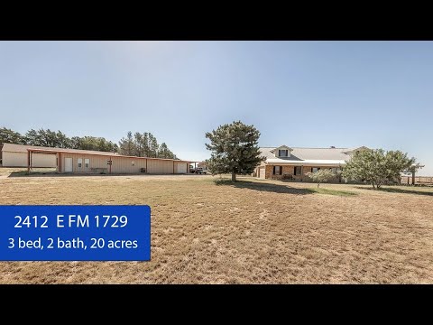 2412 E FM 1729, Lubbock, TX home video tour