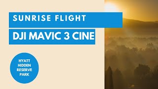 #Short   Stunning sunrise flight with the DJI Mavic 3 Cine