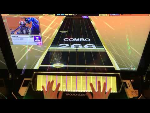 チュウニズム(CHUNITHM) - イカサマライフゲイム[ADVANCED] 手元 ALL JUSTICE CRITICAL