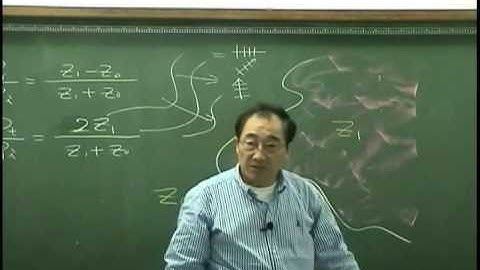 [Lecture12-1: Reflection & transmission] Introduction to Acoustics by Prof. Yang-Hann Kim