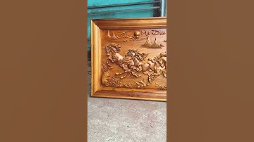 Tranh mã đáo thành công gỗ gõ đỏ pachi mới. LH: 0967.139.427-0968.911.950