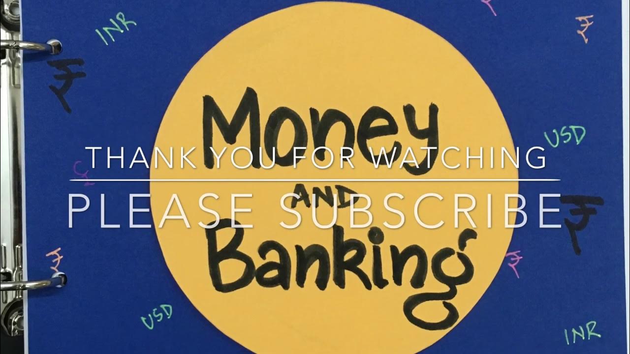 ECONOMICS PROJECT CLASS 12 CBSE TOPIC MONEY AND BANKING YouTube