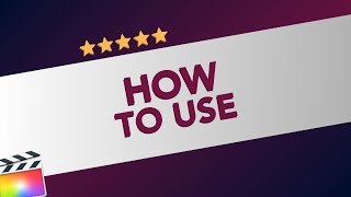 Reviews & Testimonials Templates Tutorial for FCPX