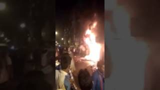 Video Thumbnail for Mumbai Phydhoni Fire Hezard Raw Footage01