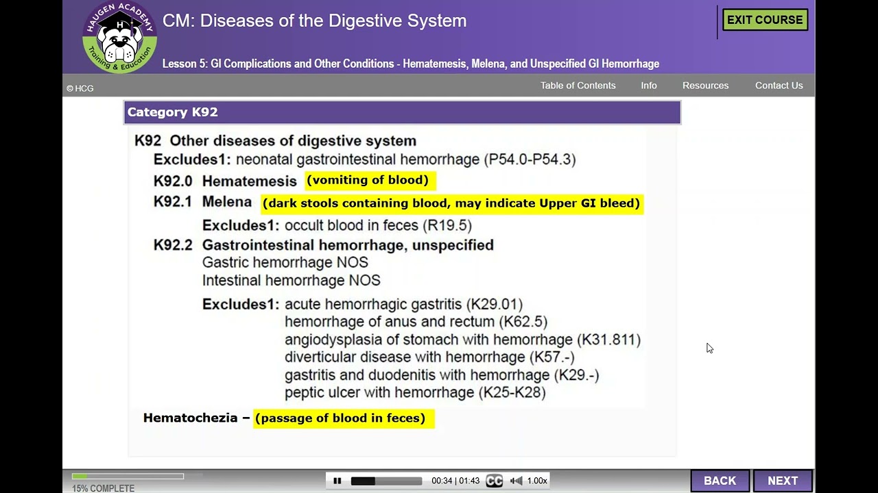 melanotic stool icd 10 ICD-10-CM Diseases of the Digestive System Hematemesis, Melena, and  Unspecified GI Hemorrhage