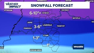 Live: Meteorologist tracking first winter storm of 2025 heading to Kentucky, Indiana