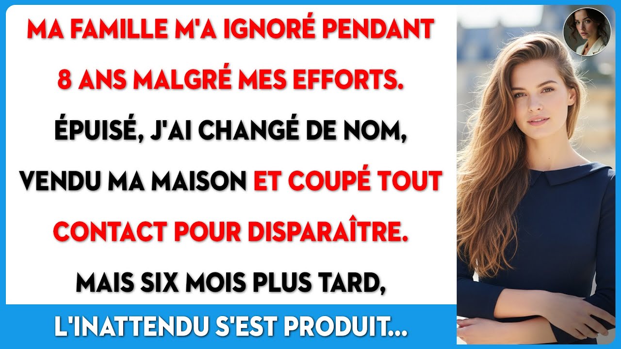 Oublié par ma famille pendant 8 ans, j'ai changé de nom et ne suis jamais revenu.