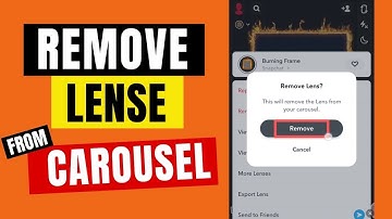 How To Remove Snapchat Lenses from Carousel | Remove Lenses from Screen | 2023