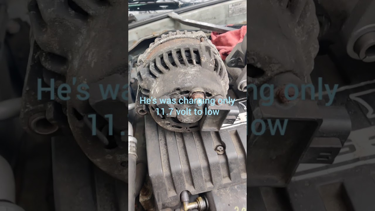 How to change the alternator on Mitsubishi diamante 2002 YouTube