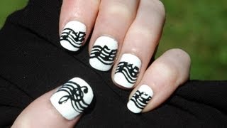 notes nail note nails musical tutorial
