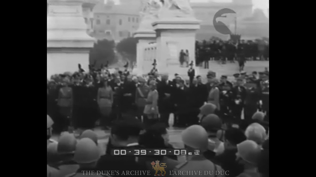 1938 King Victor Emmanuel's Birthday: Marcia Reale, Giovinezza & Inno a Roma