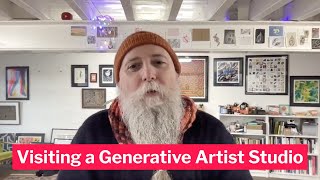 Visiting a Generative Artist Studio ft. Dan Catt