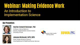 Making Evidence Work: An Introduction to Implementation Science News