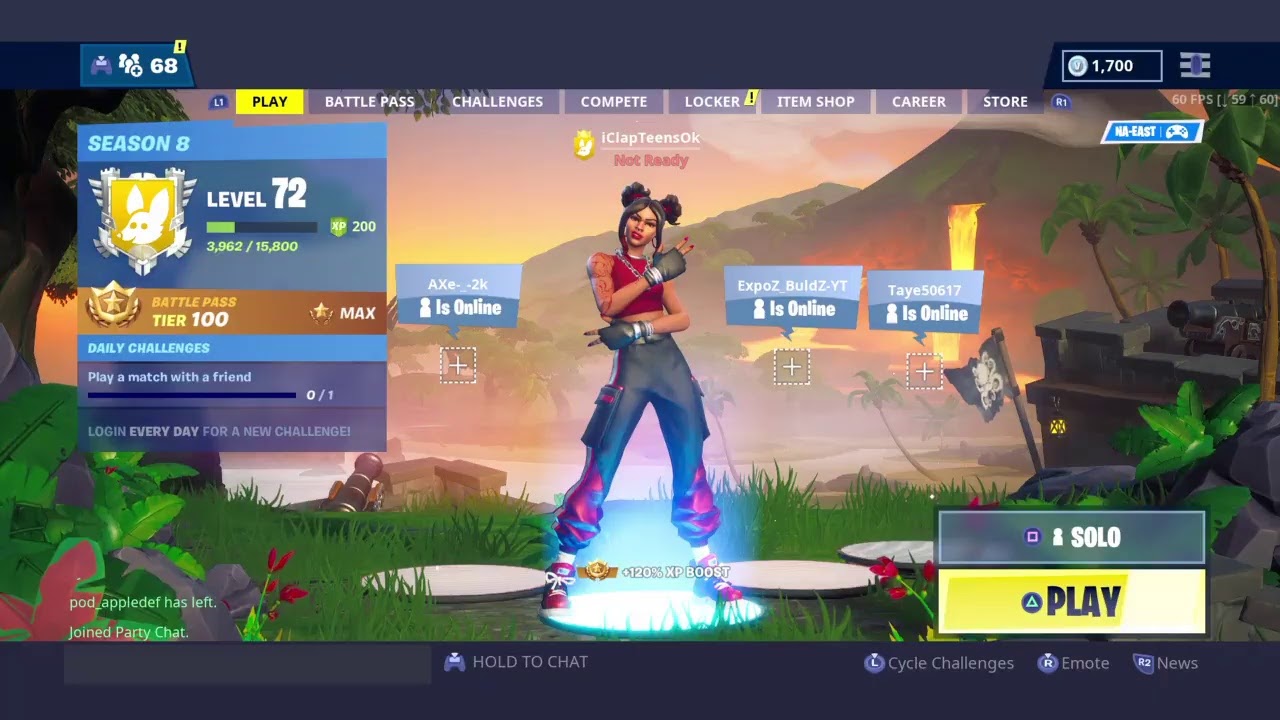 Fortnite Season 6 Battle Pass Tier 100 Challenges V Buck - 