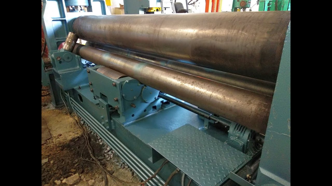 Вальцы W11S 20X2500 осмотр и пробный пуск